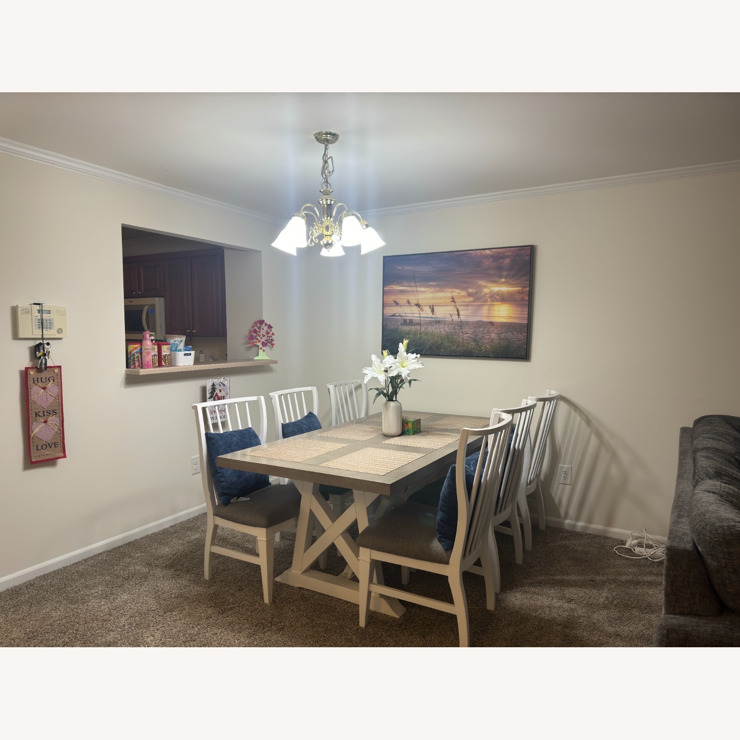 Natural Wood Dining Set - image-2