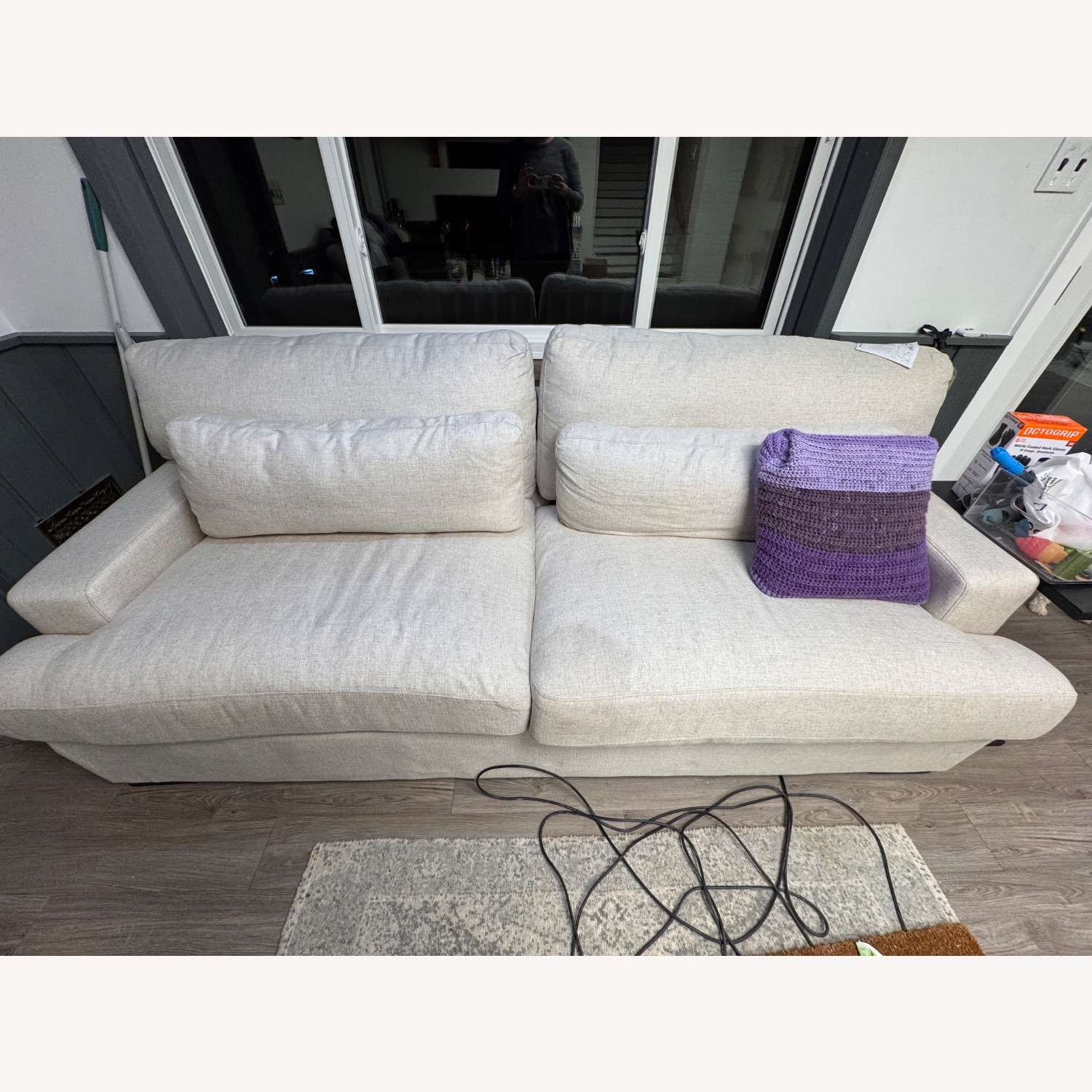 Becca Natural Linen 3+ Seater Sofa - image-2