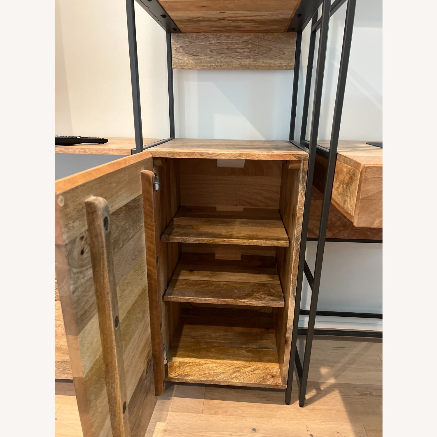 West Elm Raw Mango - Natural Wood Bookcase - image-2