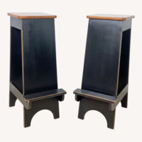 Pair of Contemporary Shaker Style Step Stools