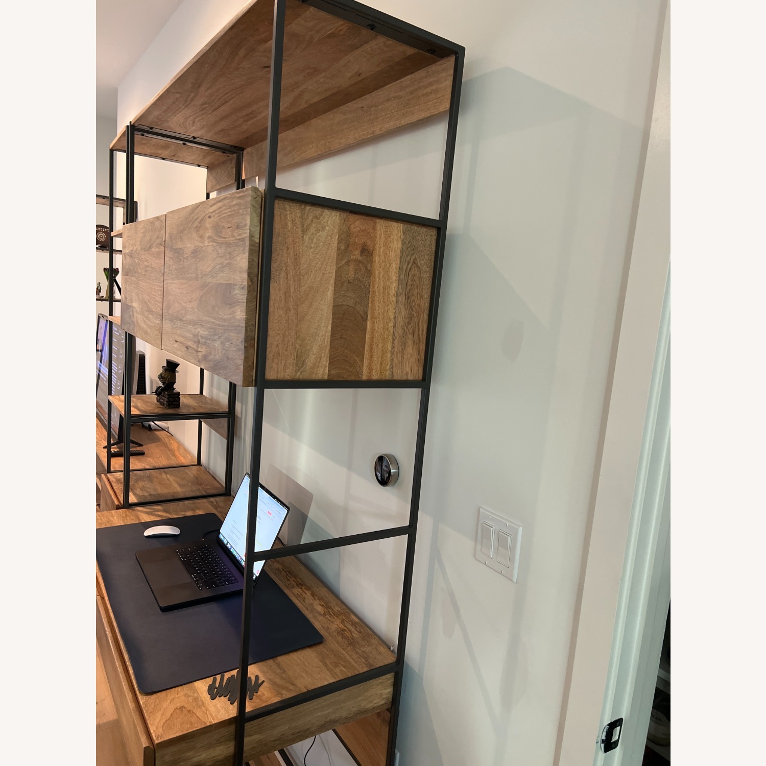 West Elm Industrial Modular Wall Desk (49") Raw Mango - image-3