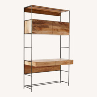West Elm Industrial Modular Wall Desk (49") Raw Mango