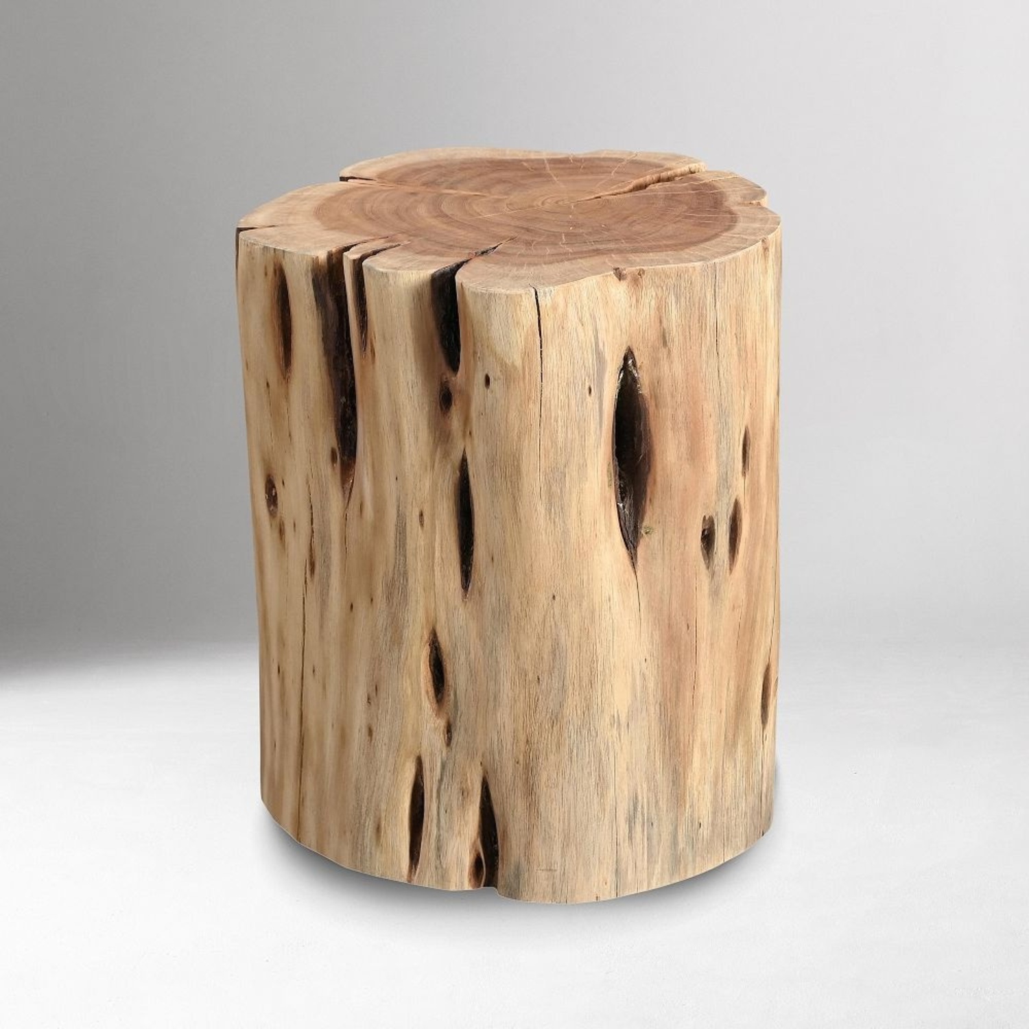 West Elm Solid Wood Stump Side Table (13") - image-4