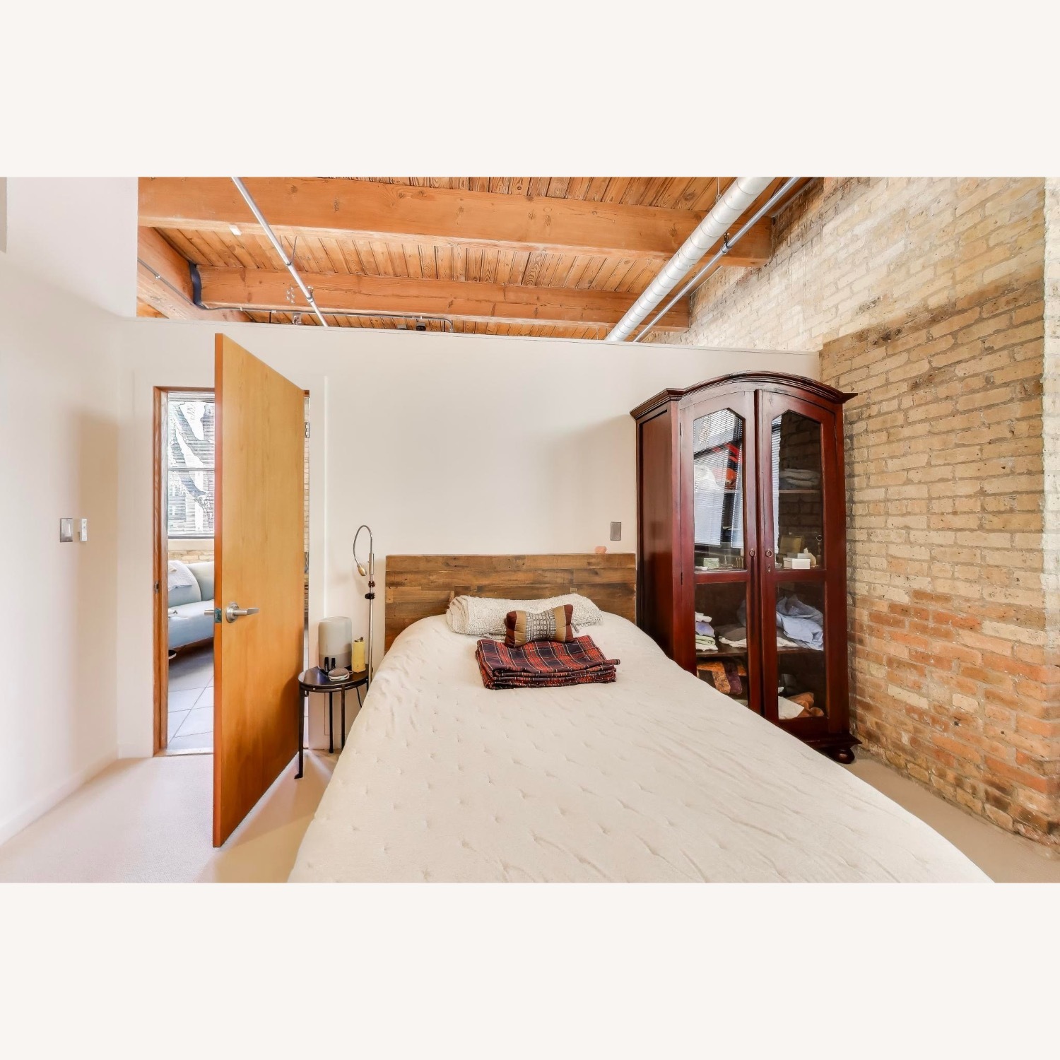 West Elm Full Size Solid Wood Platform Bed - image-1