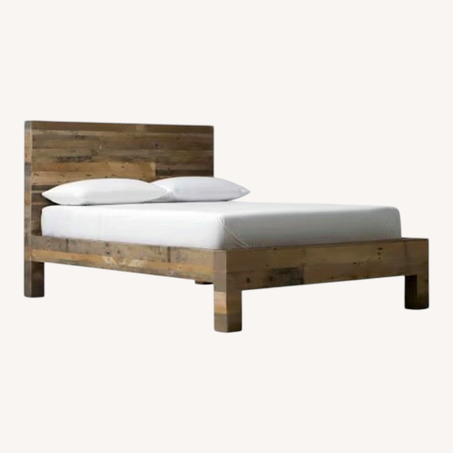 West Elm Full Size Solid Wood Platform Bed - image-0