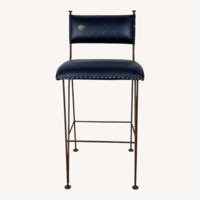 Vintage Studio-Made Iron Counter Stool