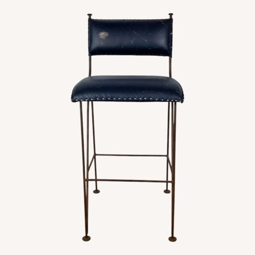 Used Vintage Studio-Made Iron Counter Stool for sale on AptDeco