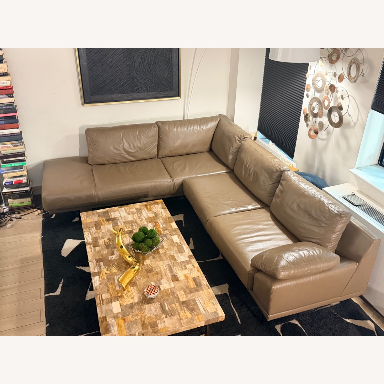 BoConcept Fargo Leather Sectional Sofa with Chaise - image-3