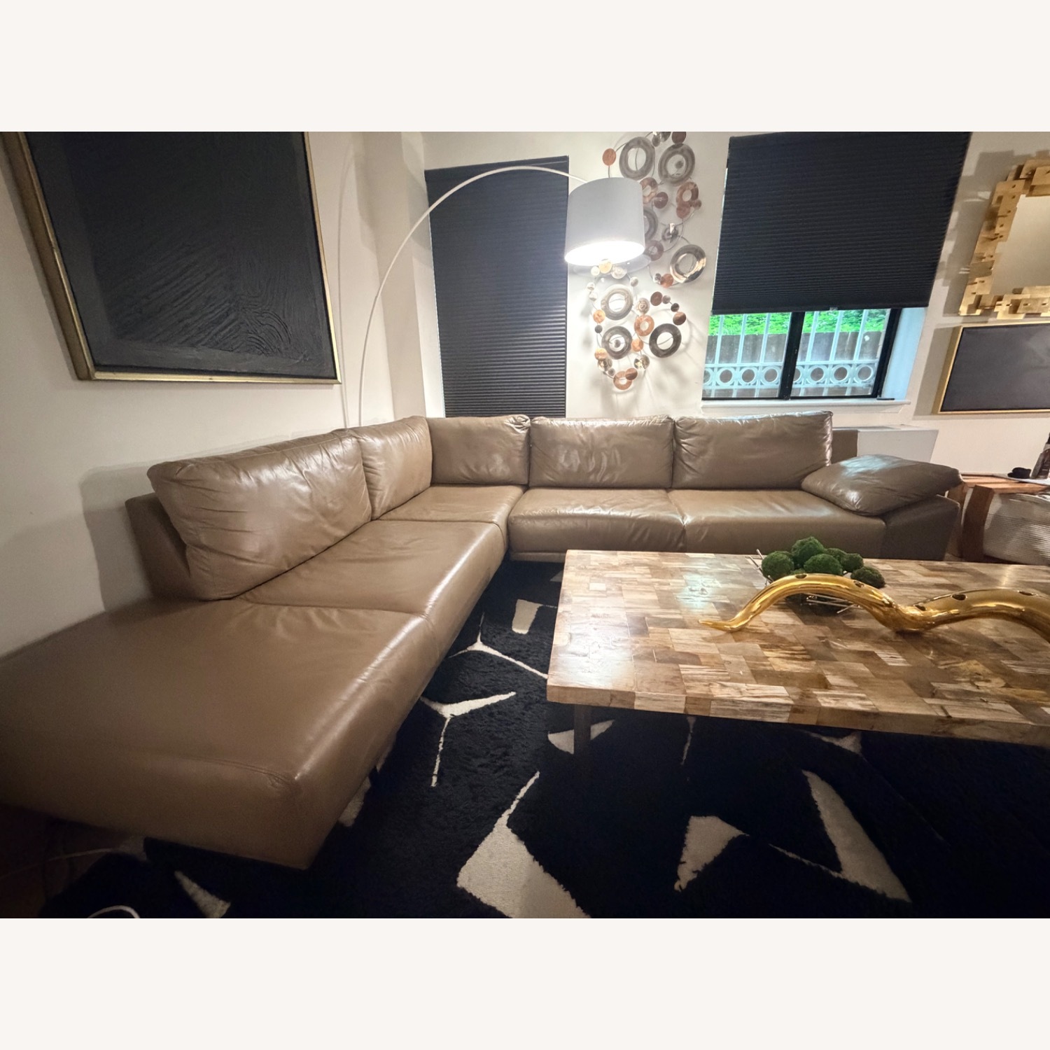 BoConcept Fargo Leather Sectional Sofa with Chaise - image-6