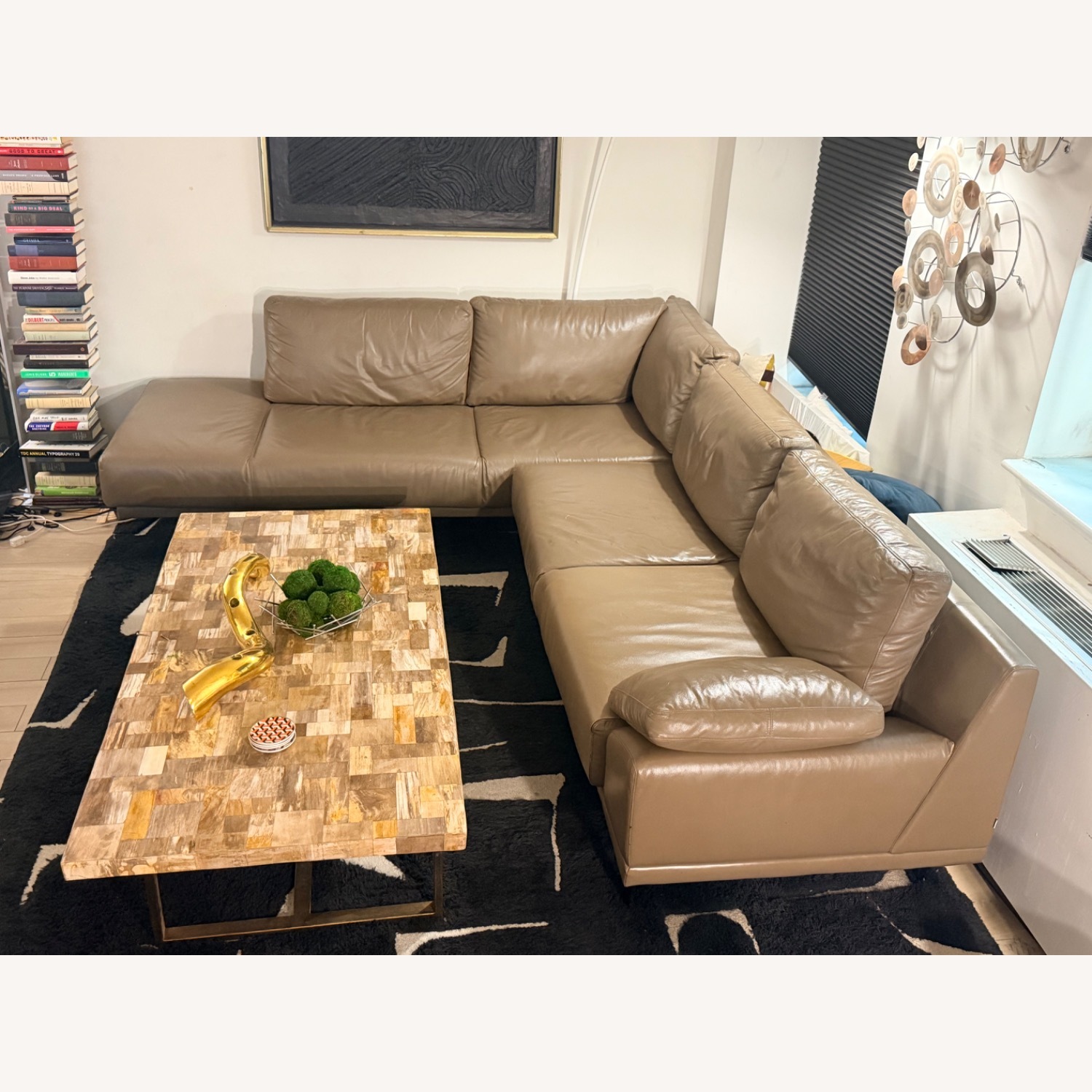 BoConcept Fargo Leather Sectional Sofa with Chaise - image-8