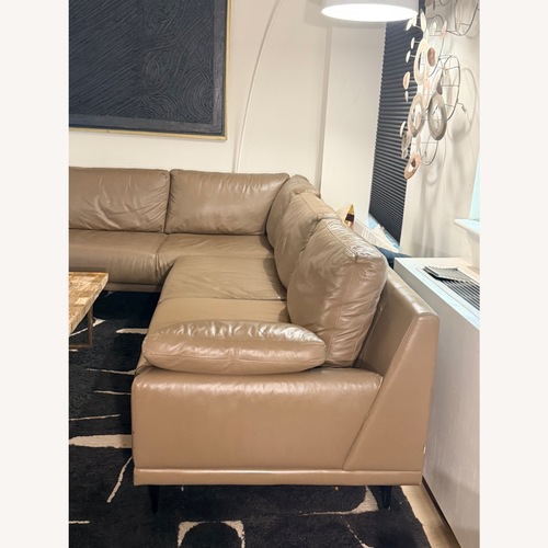 Used BoConcept Fargo Leather Sectional Sofa with Chaise for sale on AptDeco