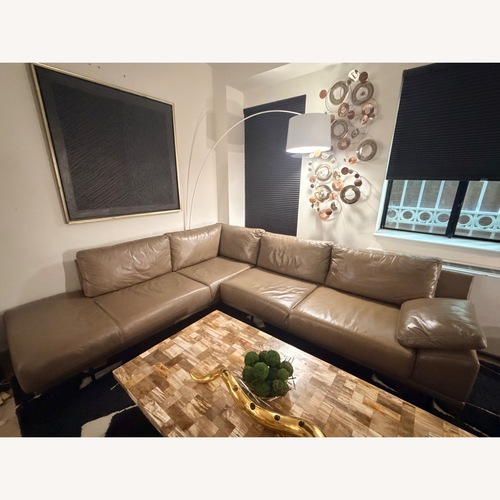 Used BoConcept Fargo Leather Sectional Sofa with Chaise for sale on AptDeco