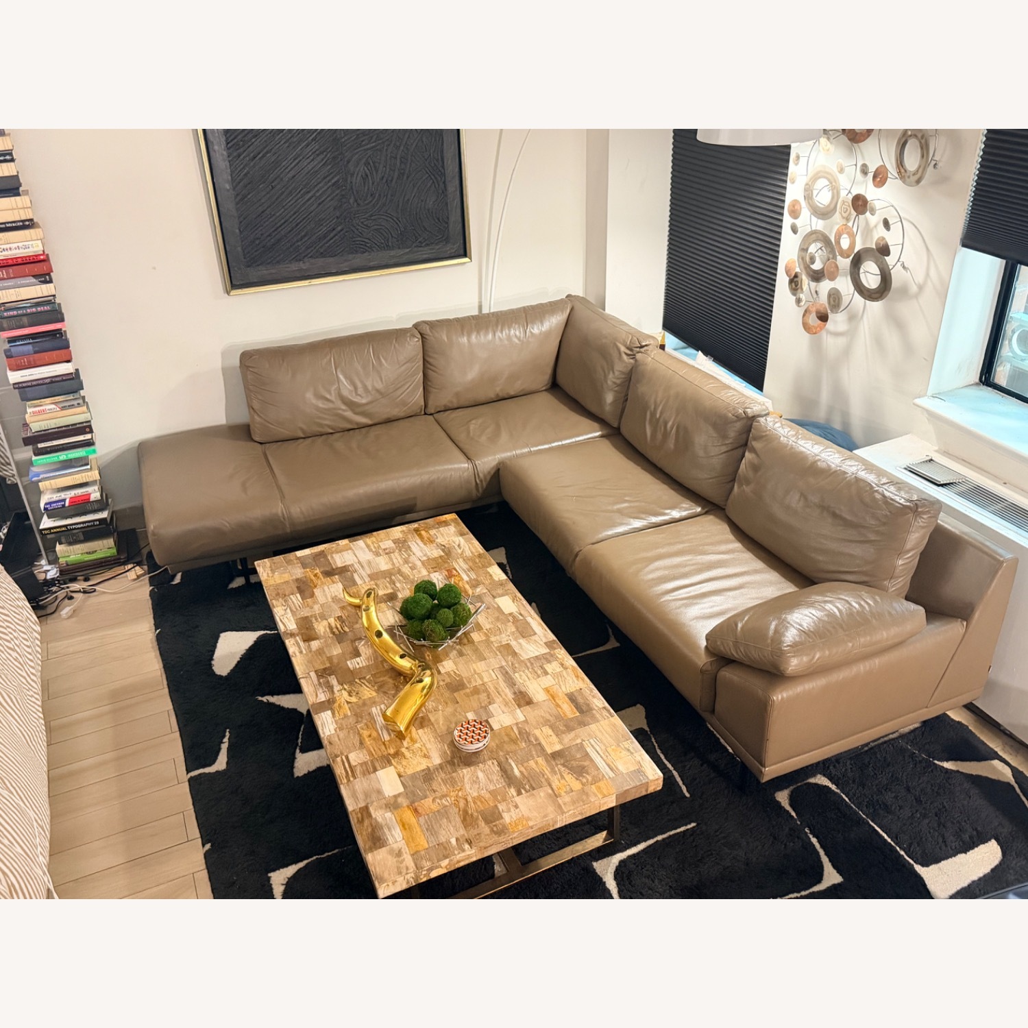 BoConcept Fargo Leather Sectional Sofa with Chaise - image-4