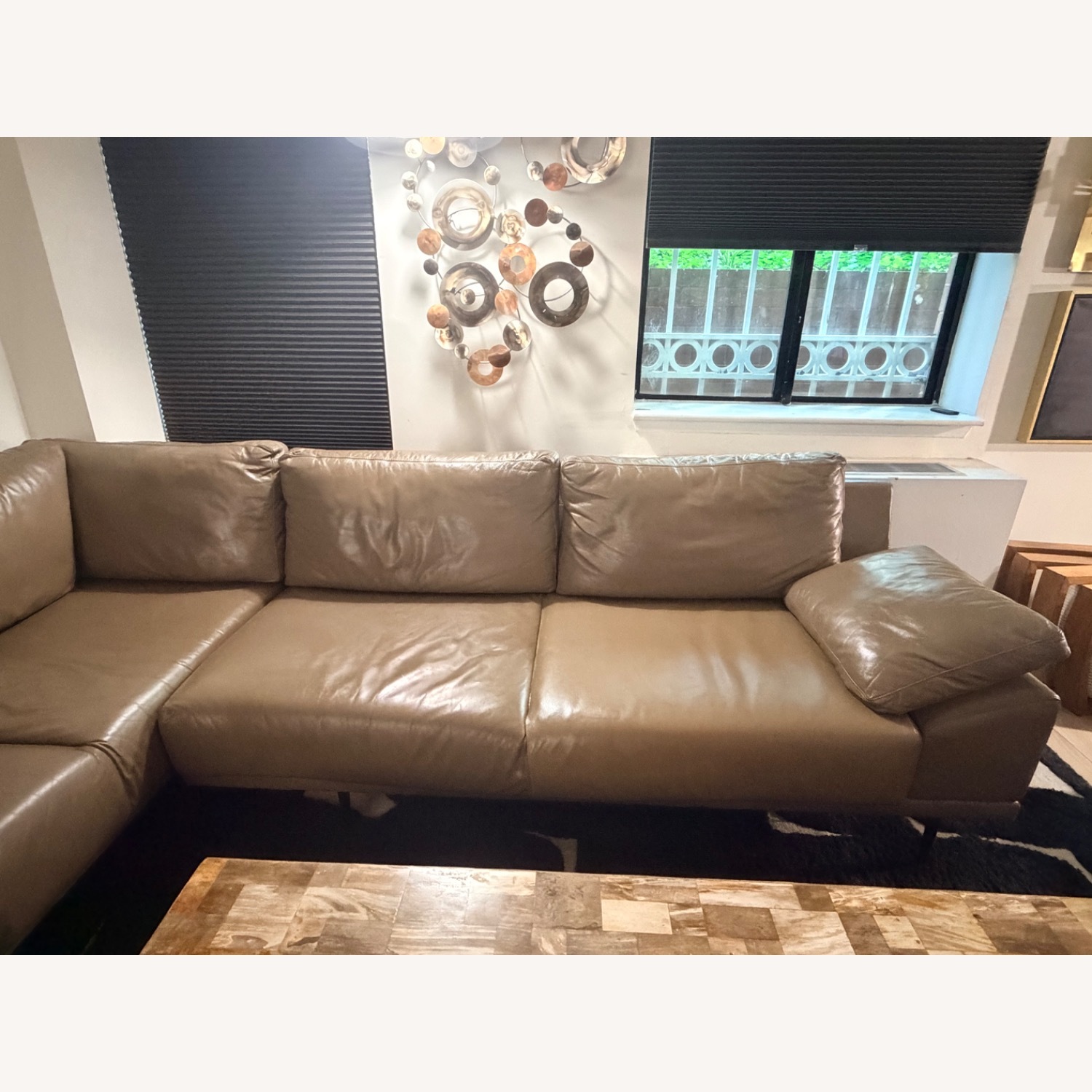 BoConcept Fargo Leather Sectional Sofa with Chaise - image-8