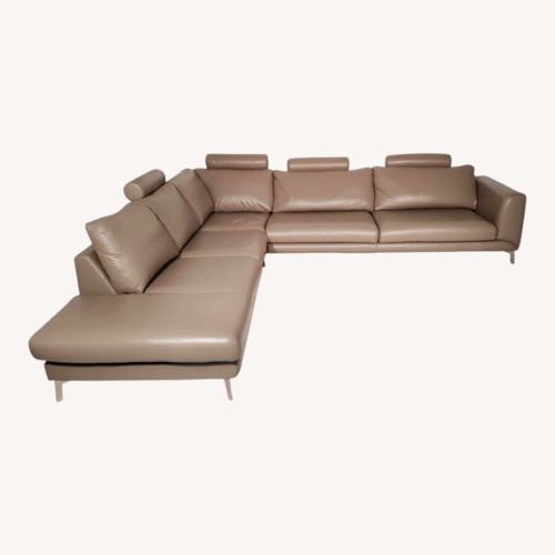 Used BoConcept Fargo Leather Sectional Sofa with Chaise for sale on AptDeco
