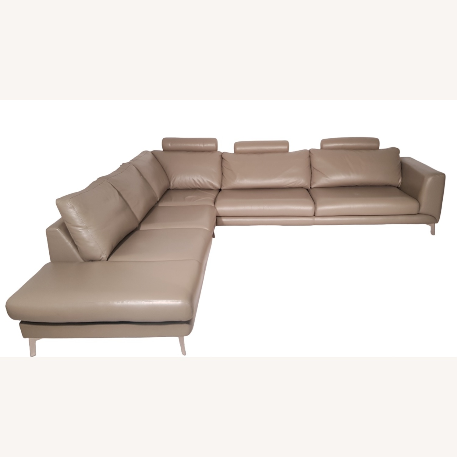 BoConcept Fargo Leather Sectional Sofa with Chaise - image-9