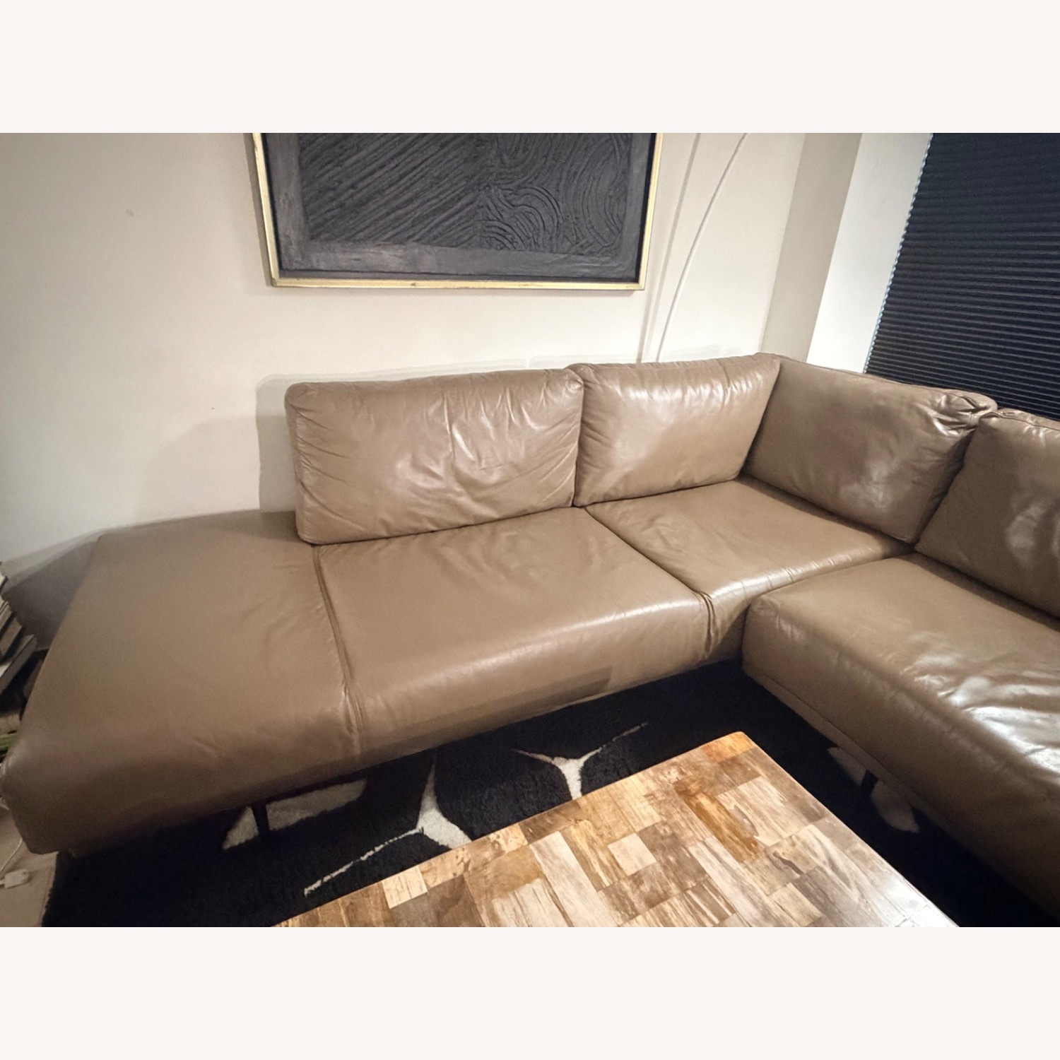 BoConcept Fargo Leather Sectional Sofa with Chaise - image-7