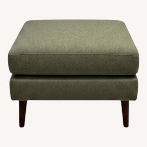 Used Burrow Nomad Ottoman - Moss Green for sale on AptDeco