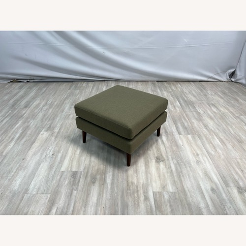 Used  Burrow Nomad Ottoman - Moss Green for sale on AptDeco