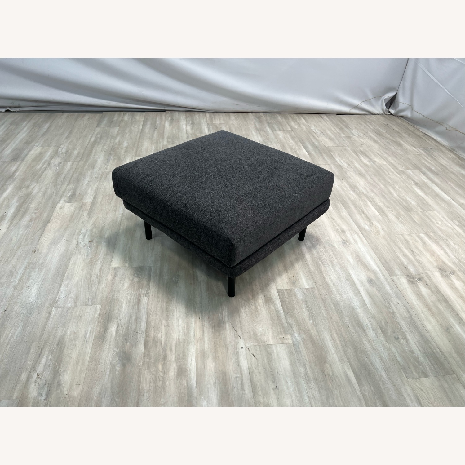 Burrow Range Ottoman - Heather Charcoal - image-1