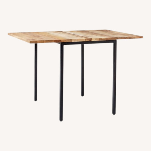 Used West Elm Box Frame Drop Leaf Extendable Table for sale on AptDeco