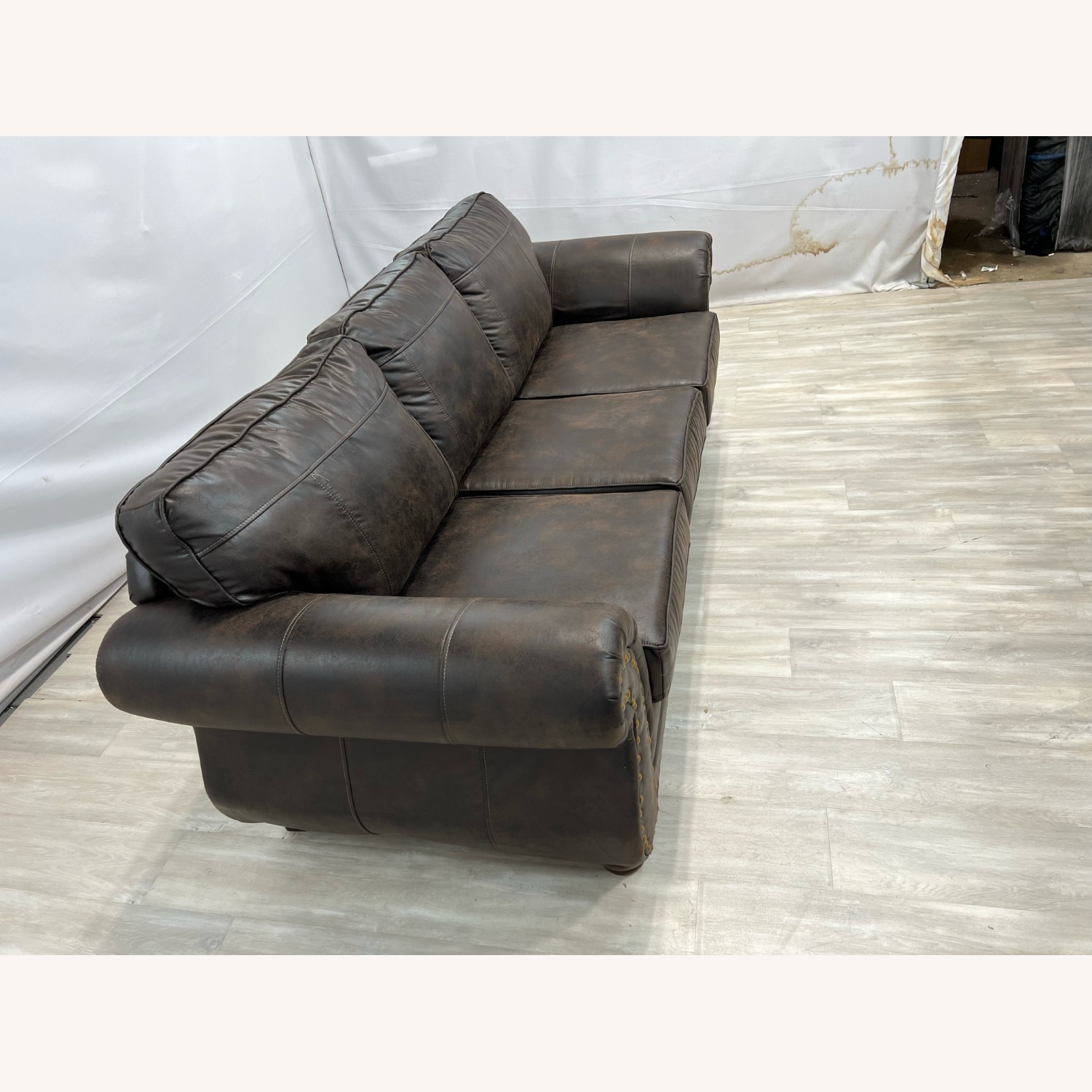 Canora Grey Macalla Faux Leather Sofa - image-6