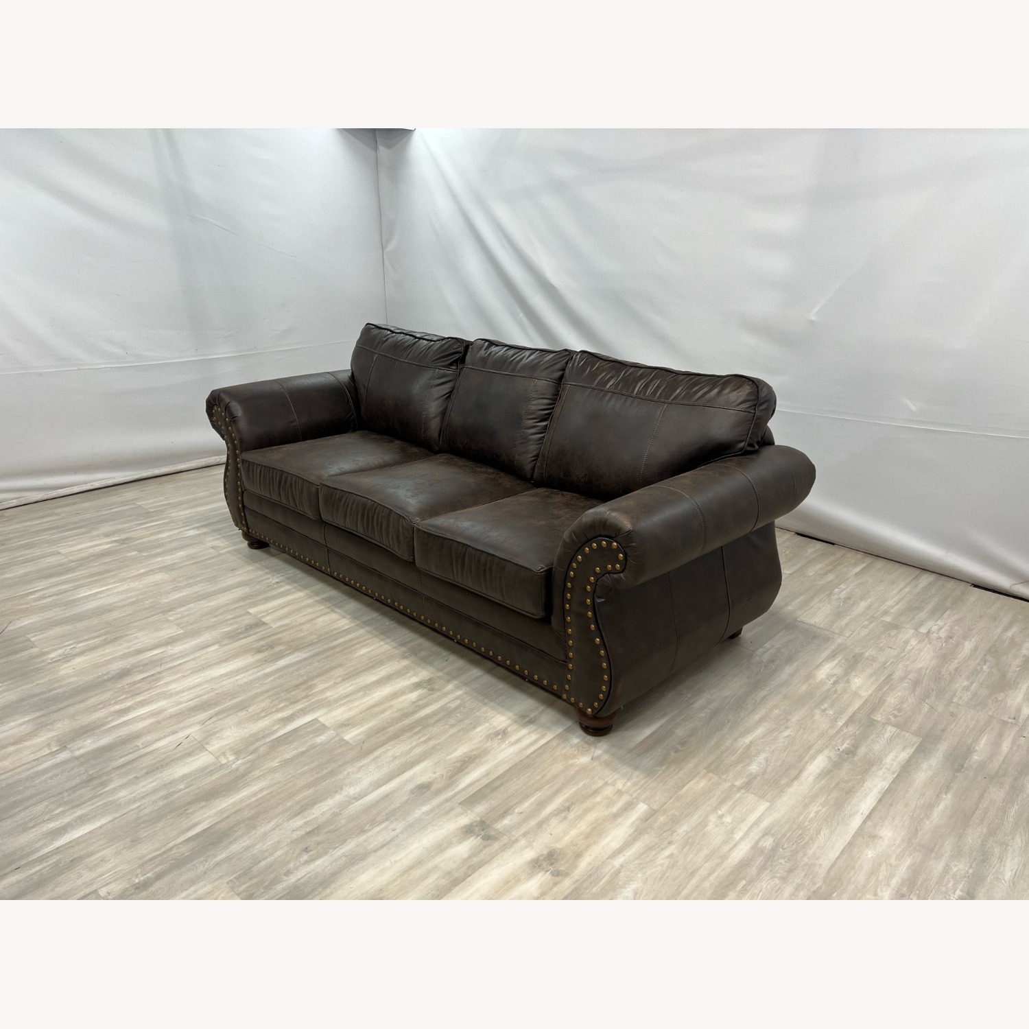 Canora Grey Macalla Faux Leather Sofa - image-5