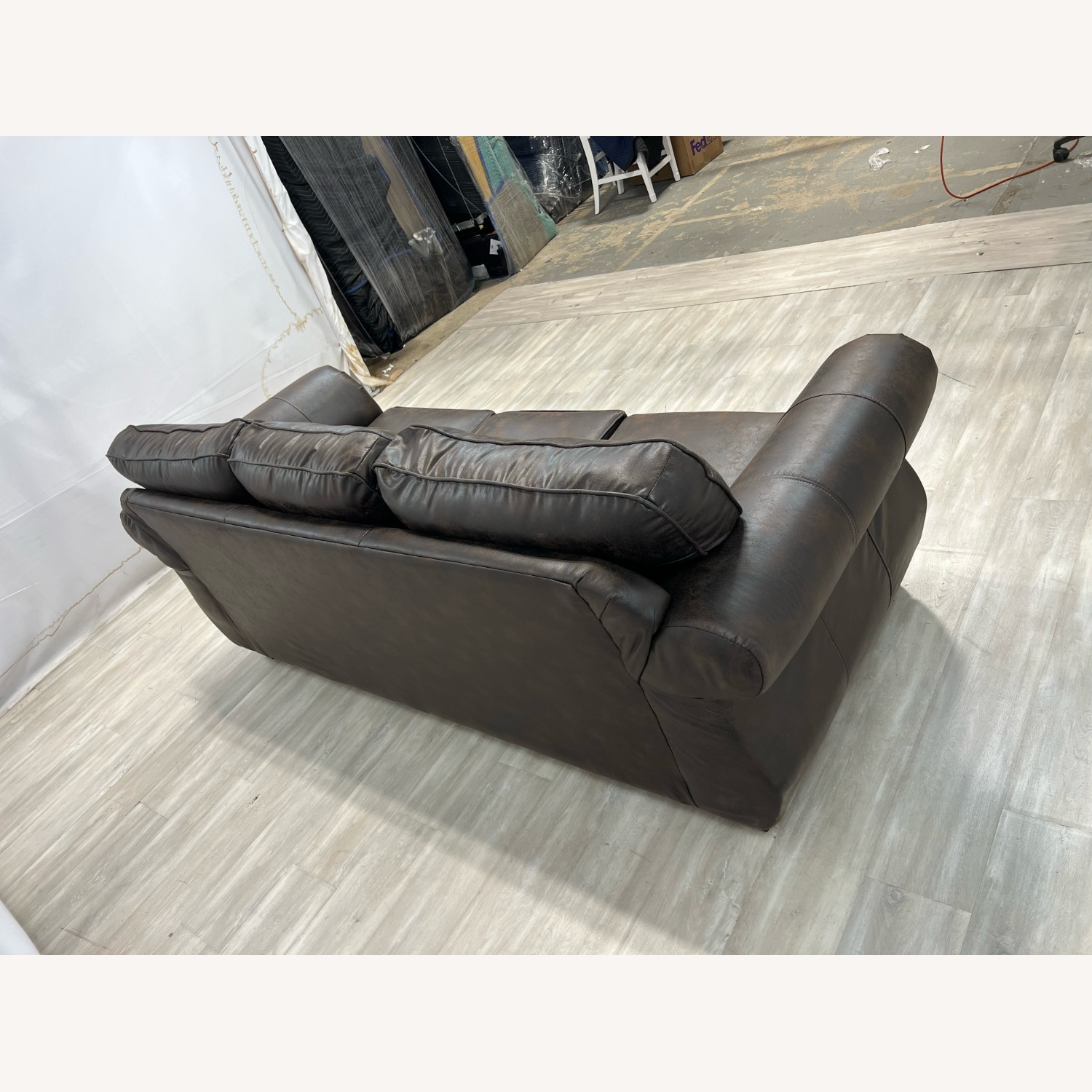 Canora Grey Macalla Faux Leather Sofa - image-13