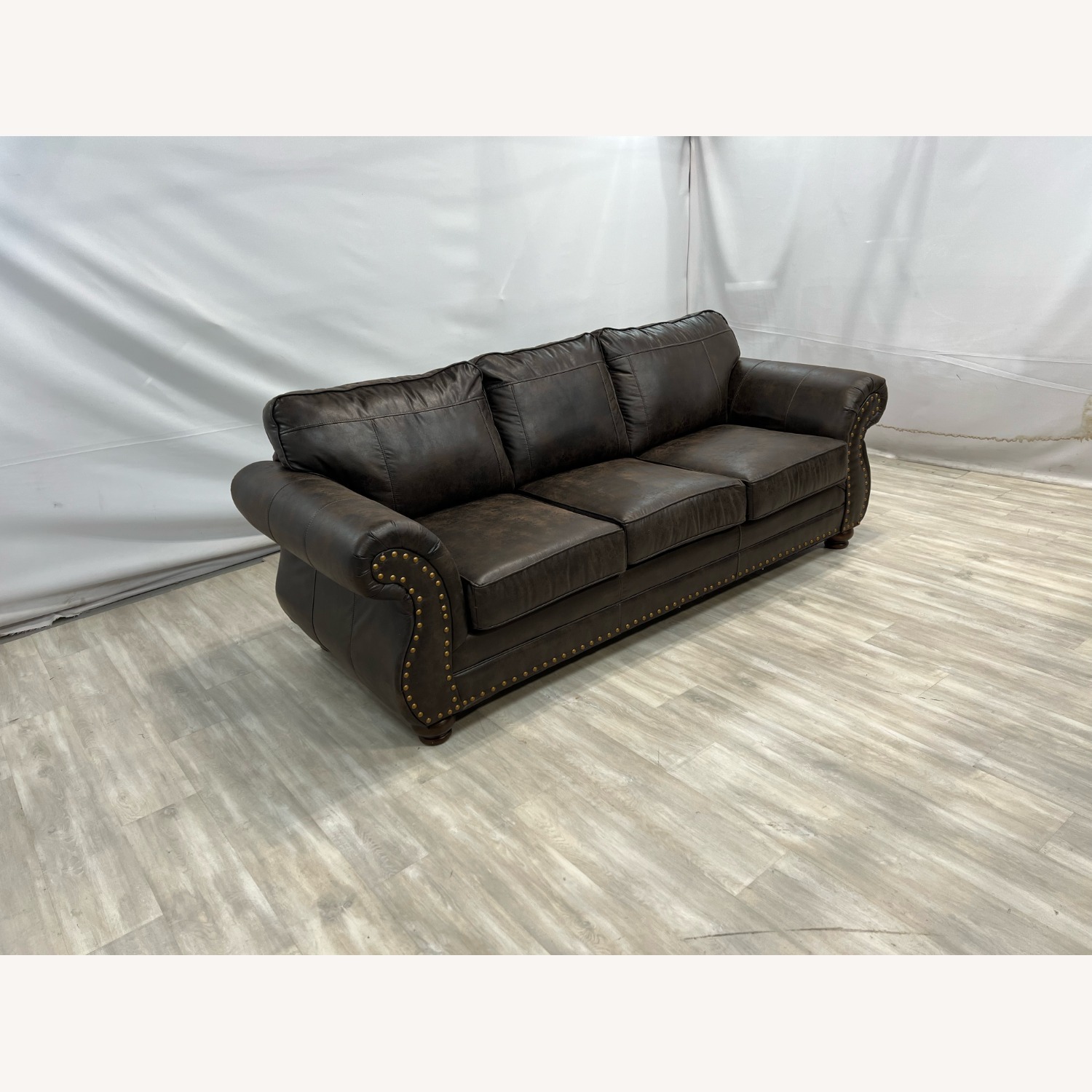 Canora Grey Macalla Faux Leather Sofa - image-3