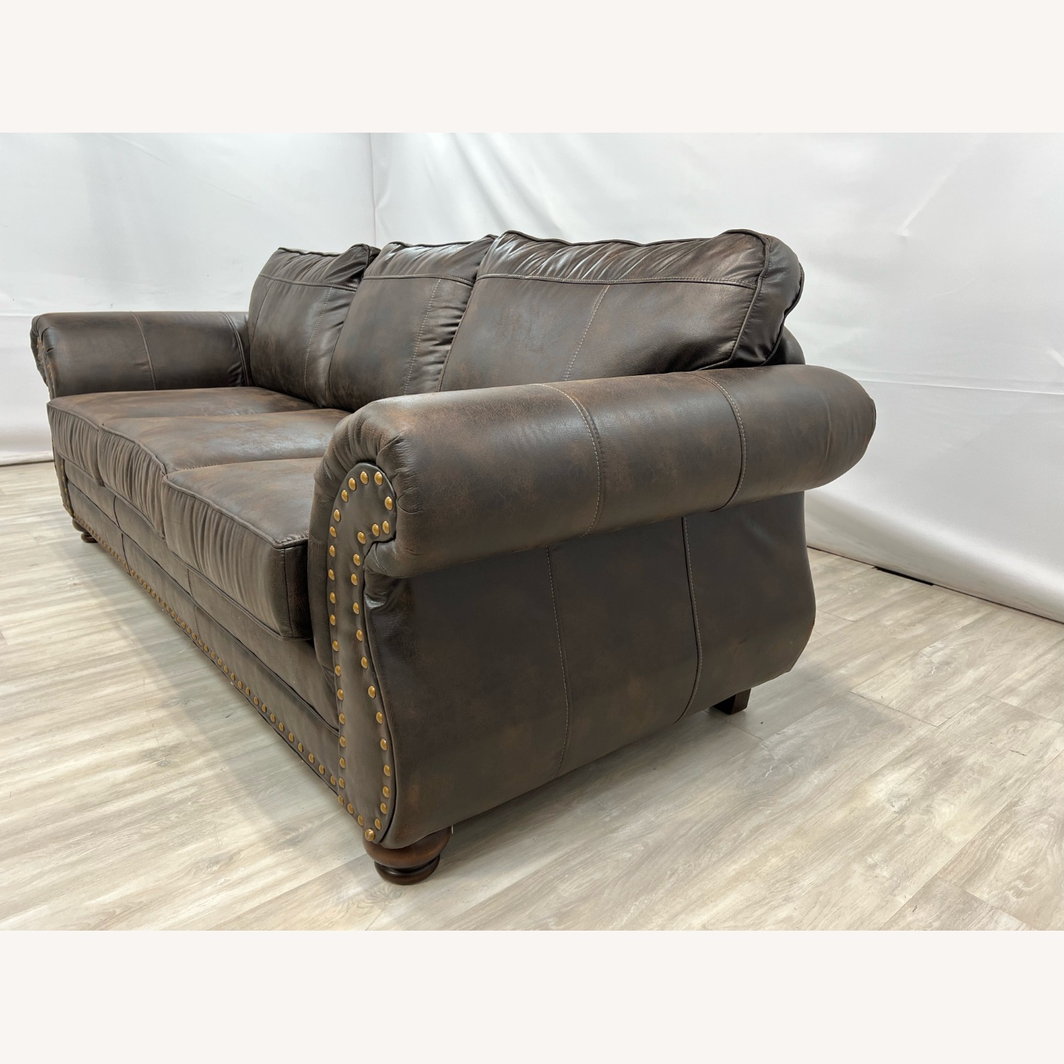 Canora Grey Macalla Faux Leather Sofa - image-8