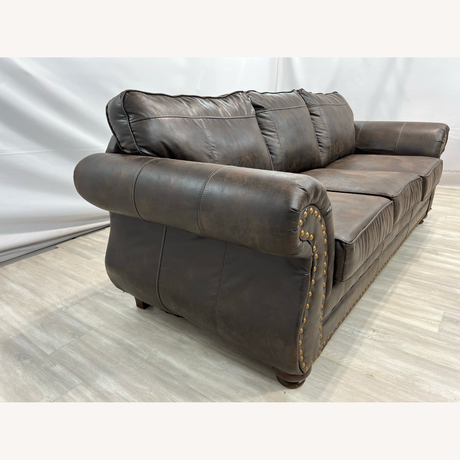 Canora Grey Macalla Faux Leather Sofa - image-7