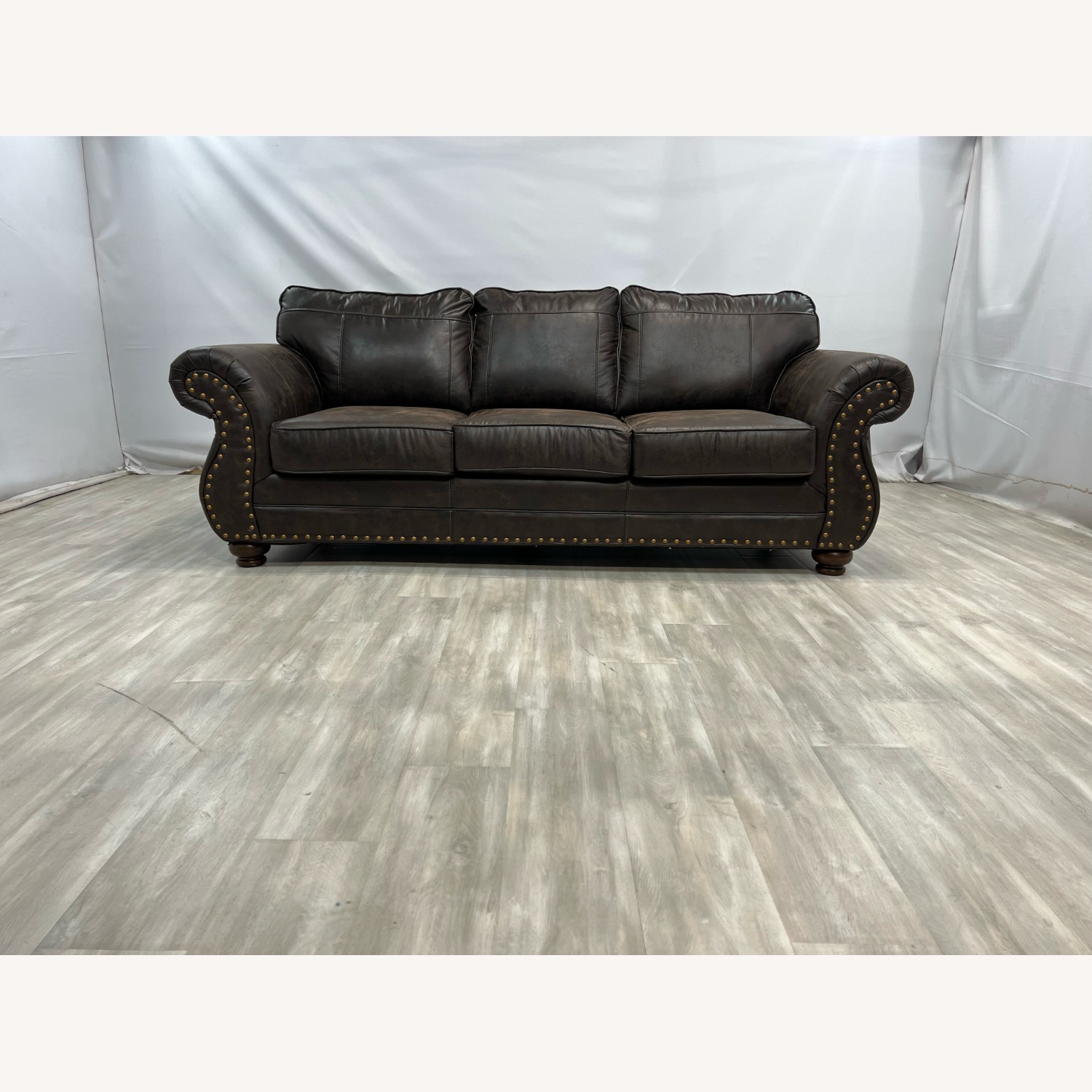 Canora Grey Macalla Faux Leather Sofa - image-2