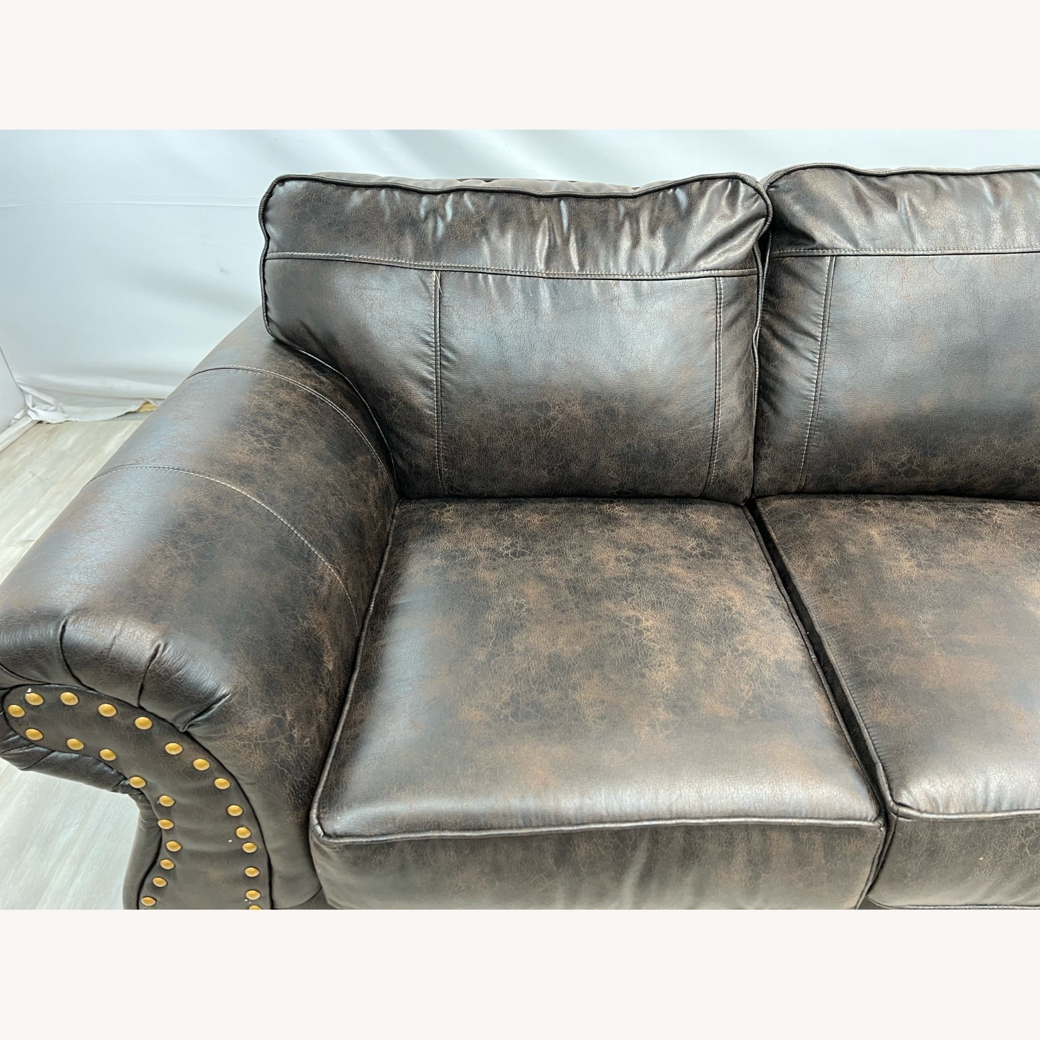 Canora Grey Macalla Faux Leather Sofa - image-11