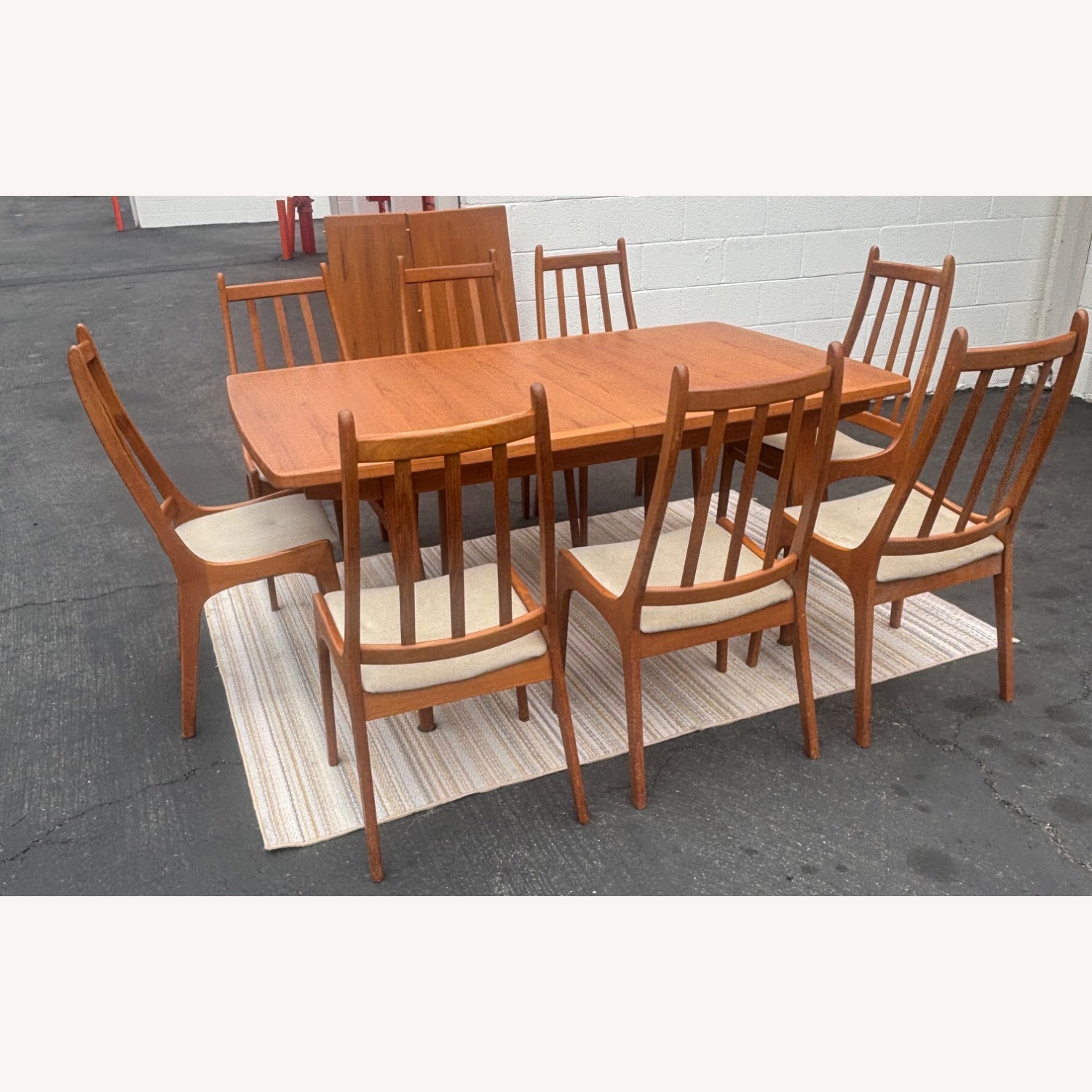 Vintage/Antique Natural Wood Dining Sets - image-6