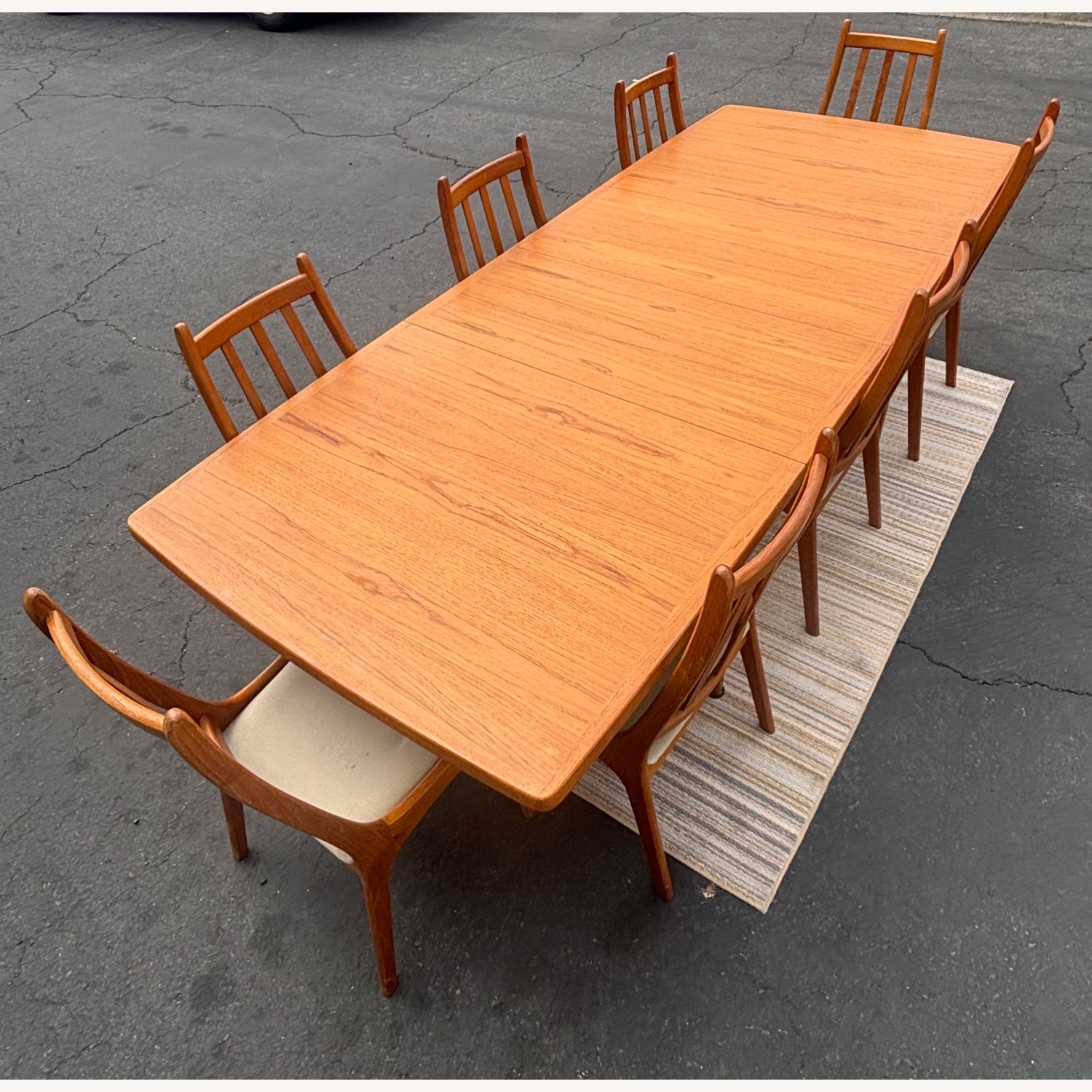 Vintage/Antique Natural Wood Dining Sets - image-2