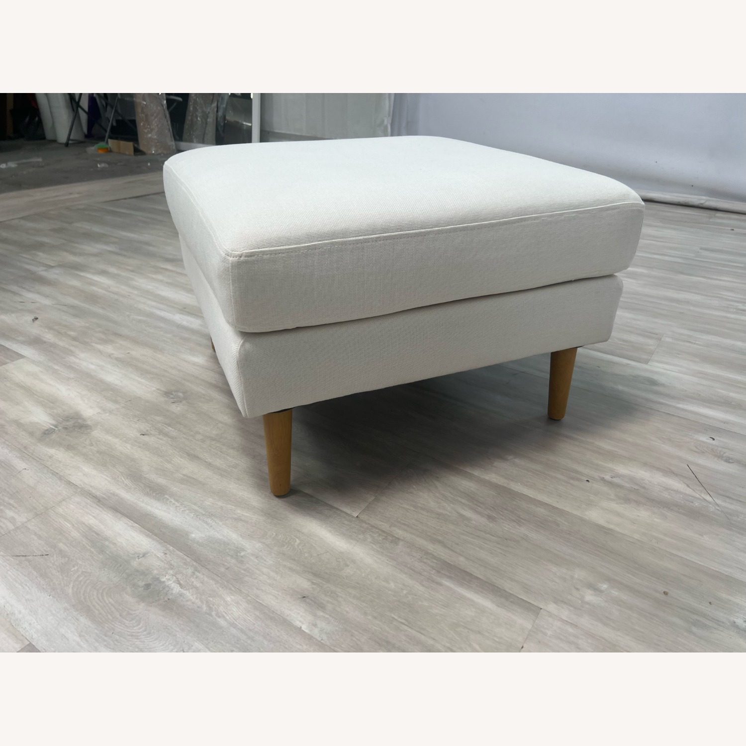 Burrow Nomad Ottoman - Walnut Finish Leg - image-7