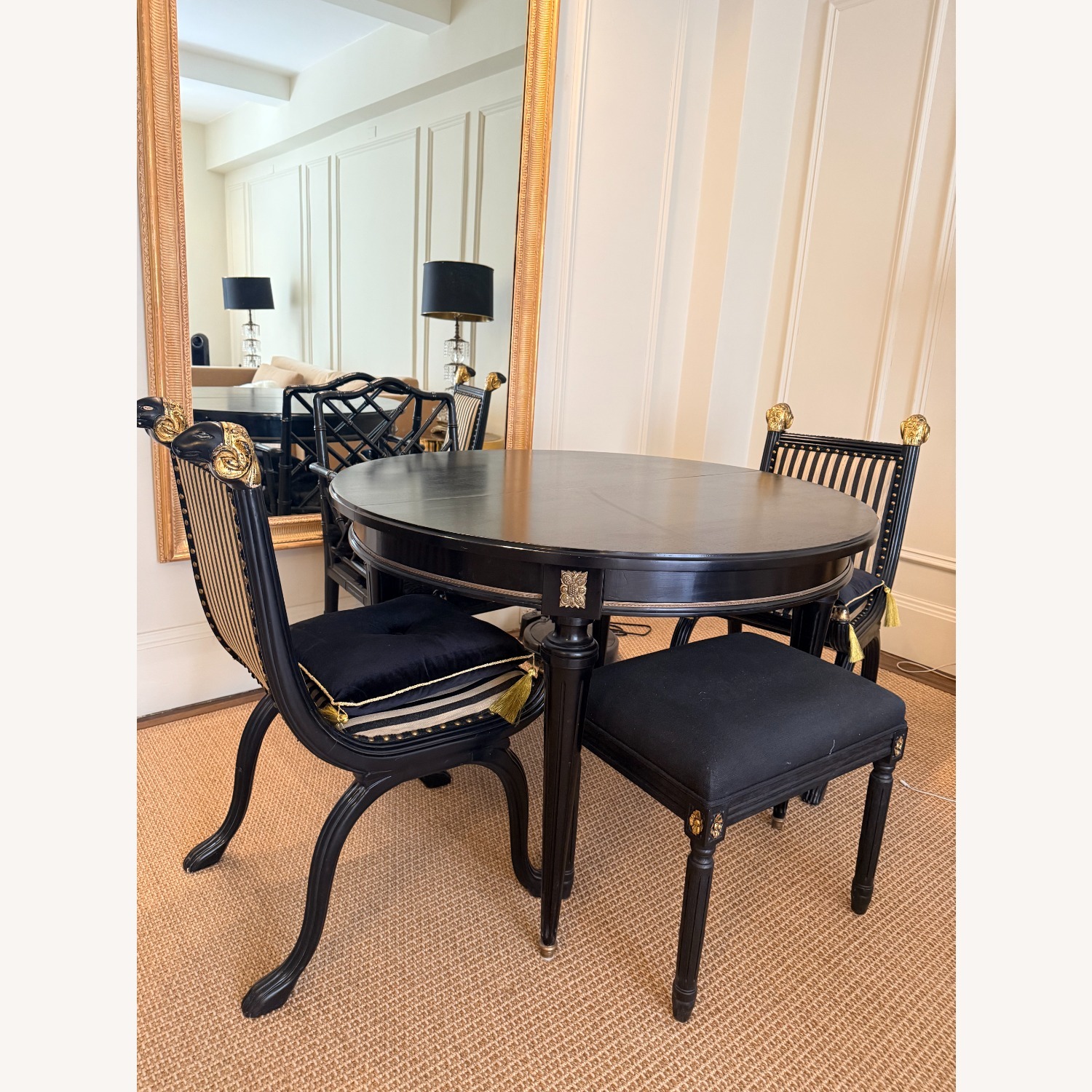 Hollywood Regency Louis XV Style Expandable Table - image-4