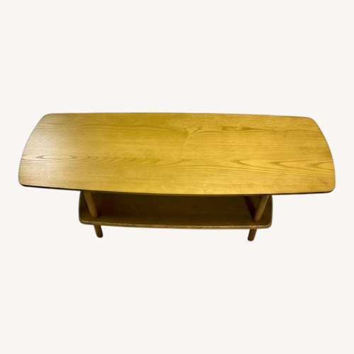Used Burrow Serif Coffee Table - Walnut for sale on AptDeco