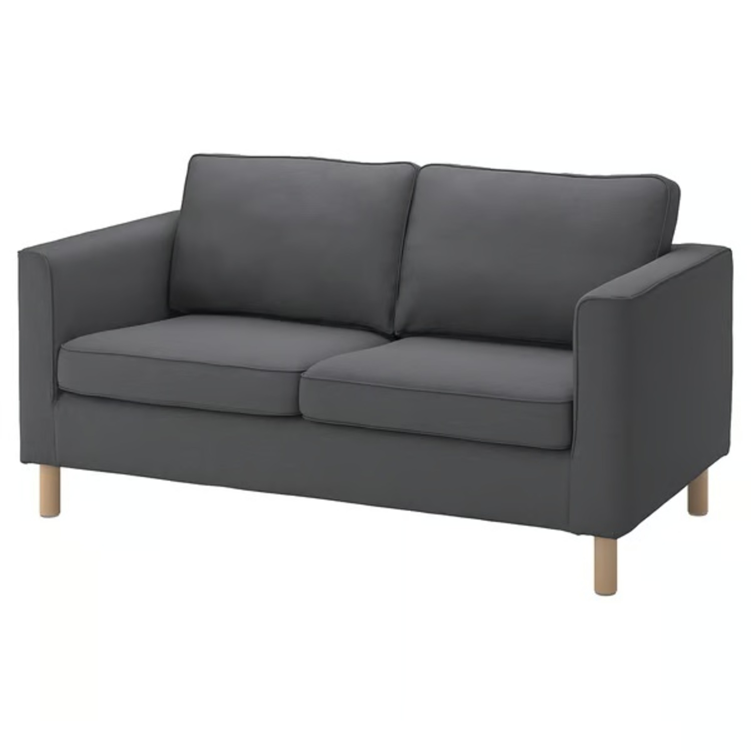 IKEA PARUP Light Gray Fabric 2 Seater Sofa - image-4