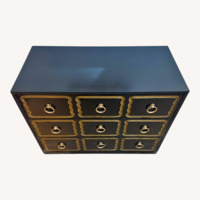 Vintage Hollywood Regency 3 Drawer Espagna Chest
