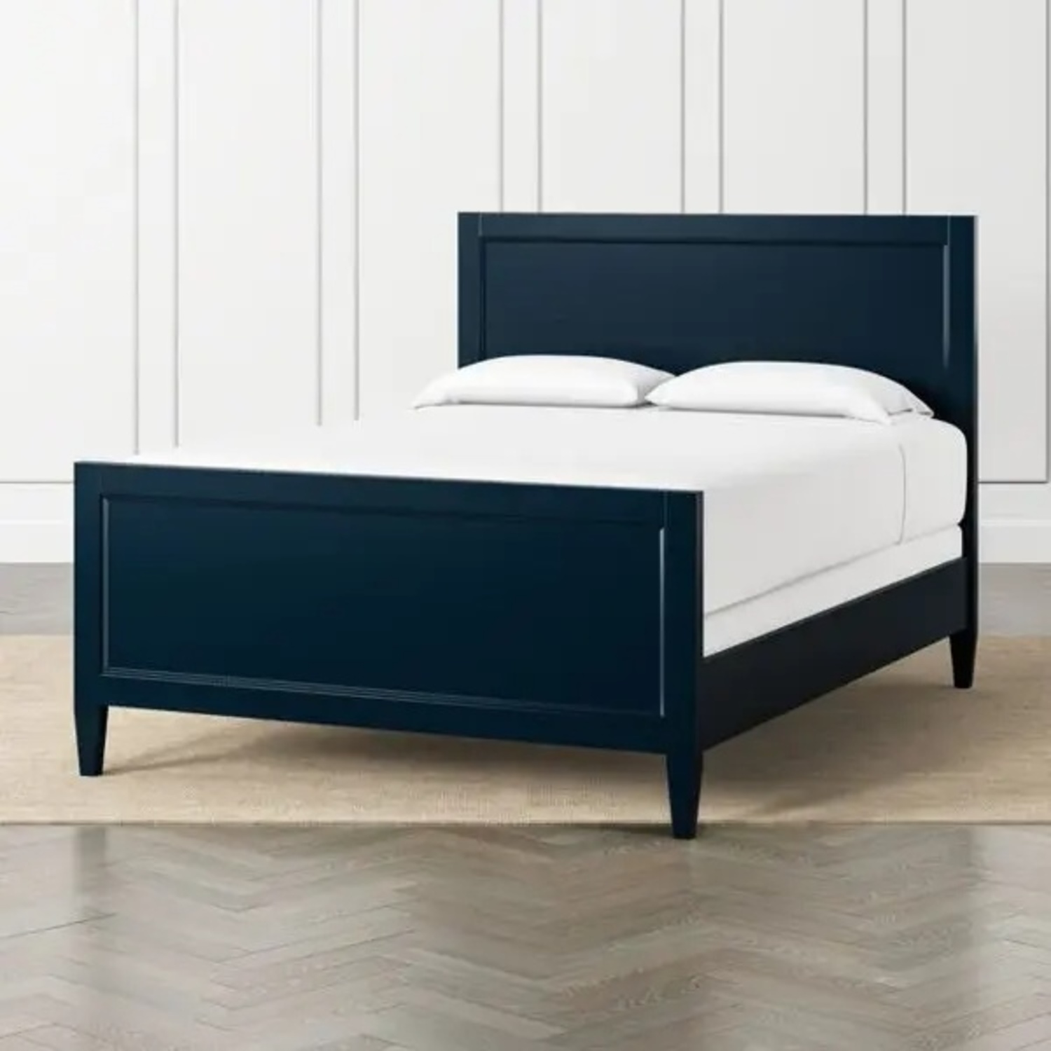 Crate & Barrel Harbor Indigo Queen Bed - image-5