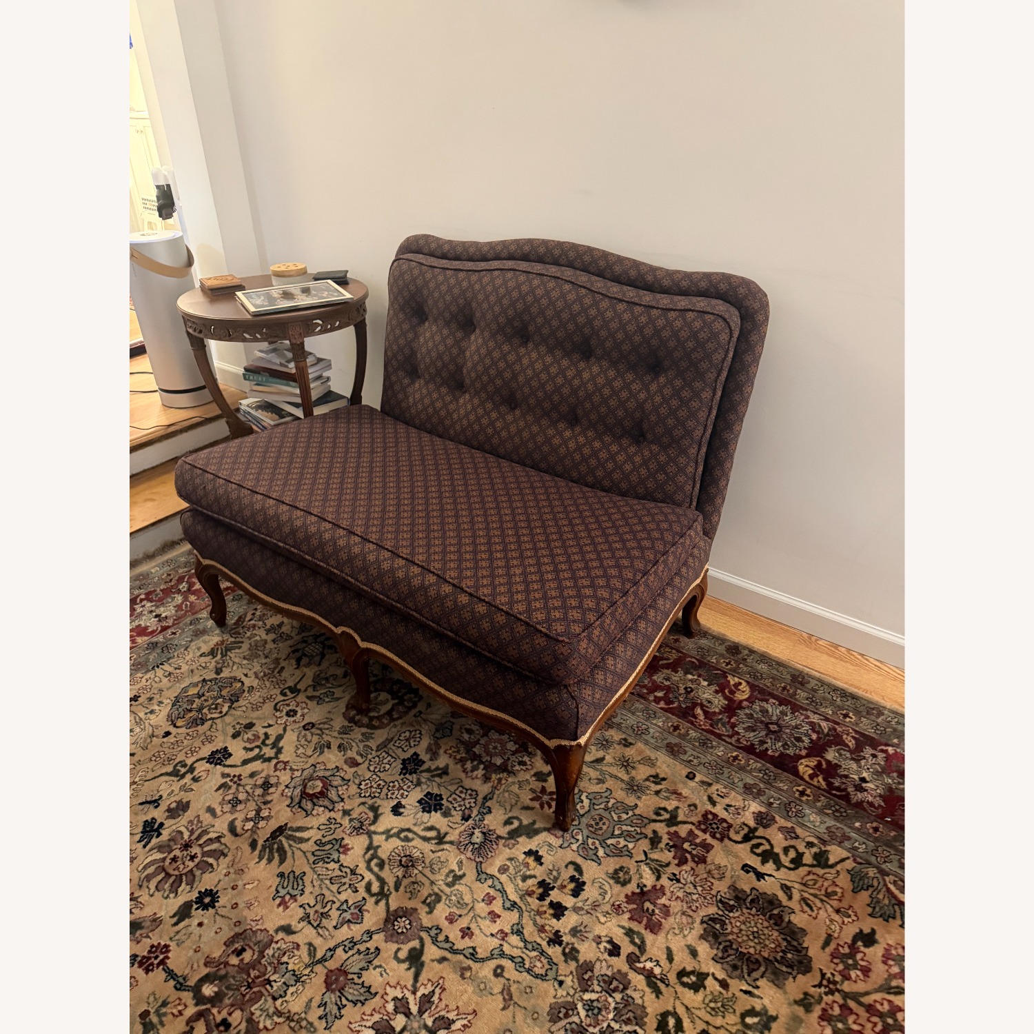 Vintage French Provincial Loveseat — Set of 2 - image-2
