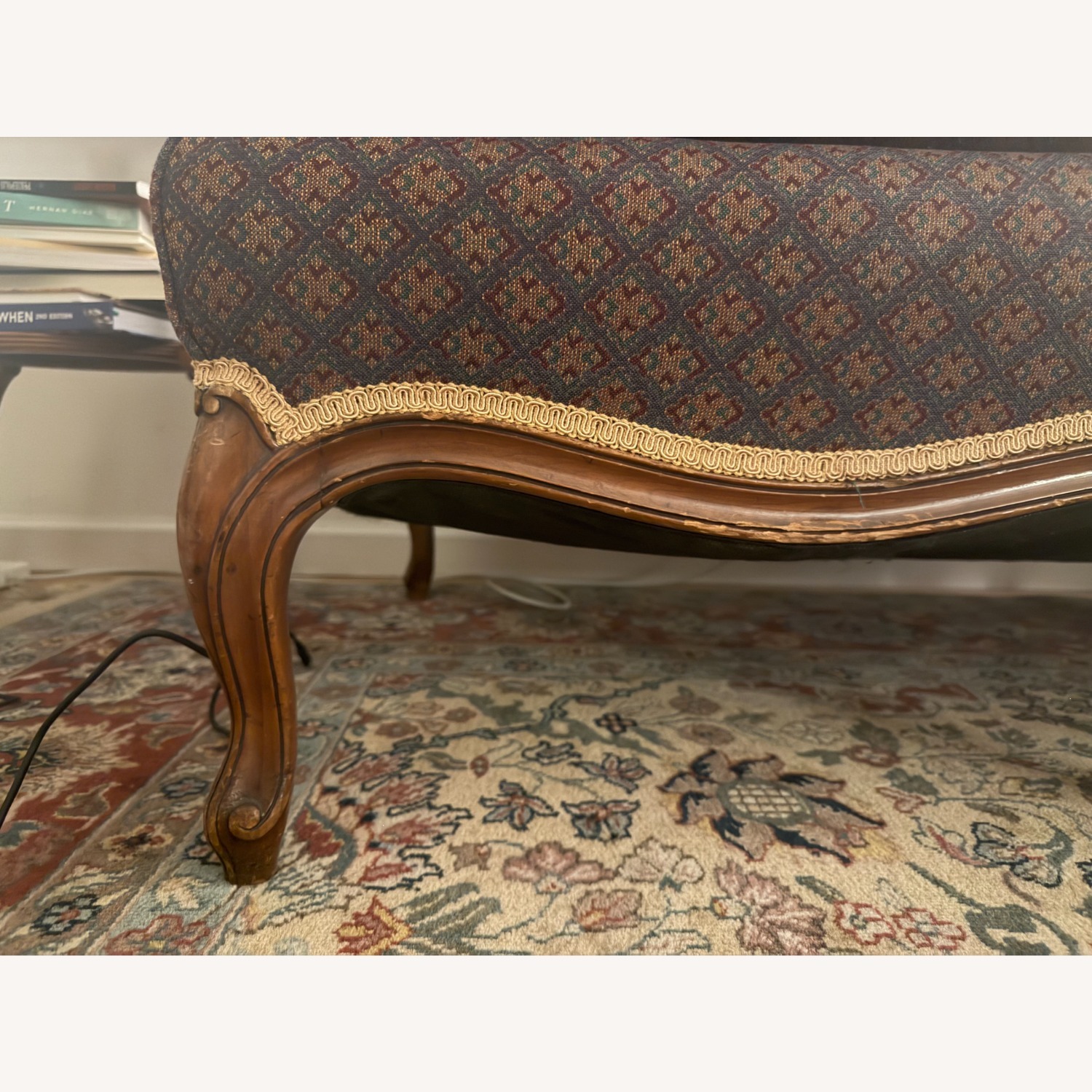 Vintage French Provincial Loveseat — Set of 2 - image-5