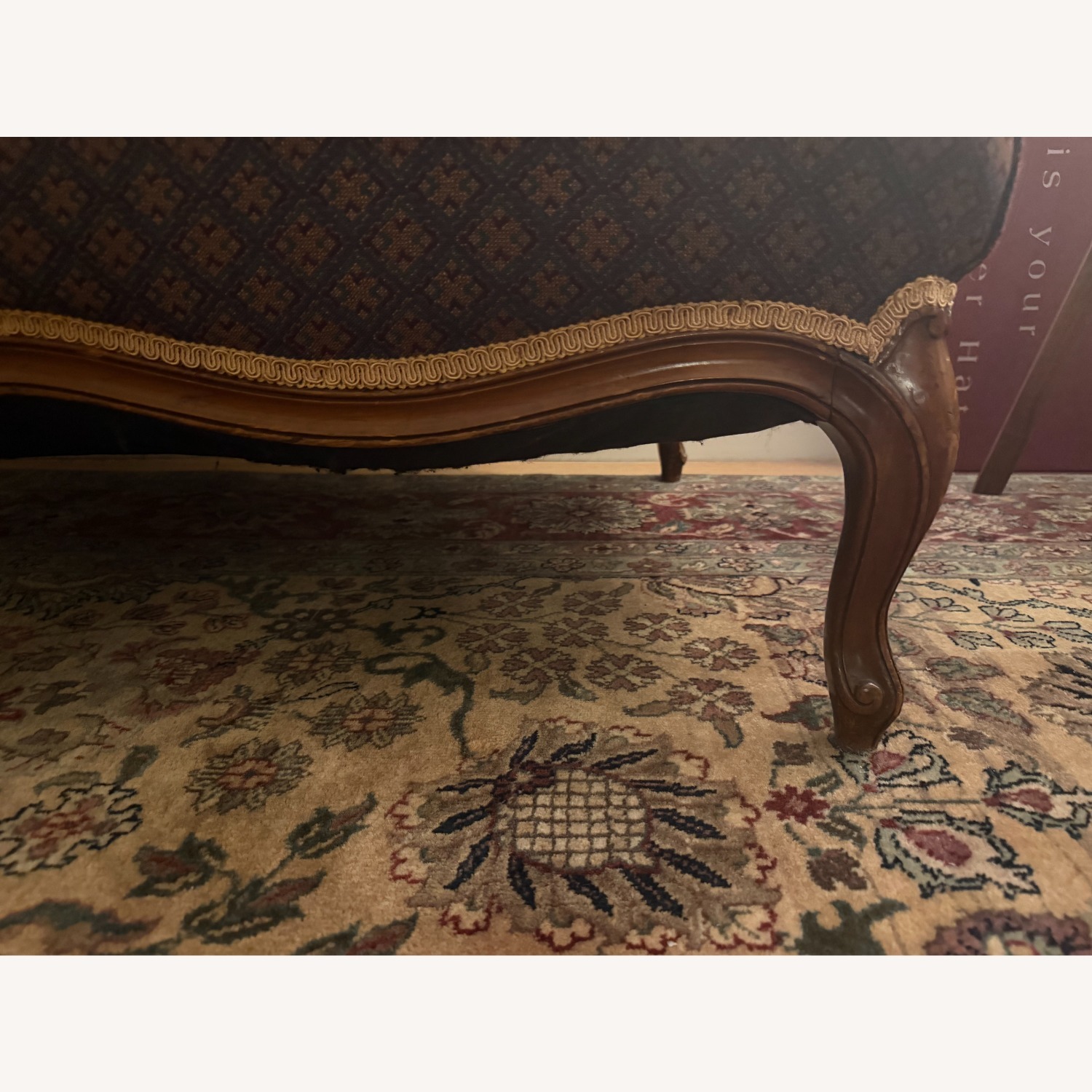 Vintage French Provincial Loveseat — Set of 2 - image-4