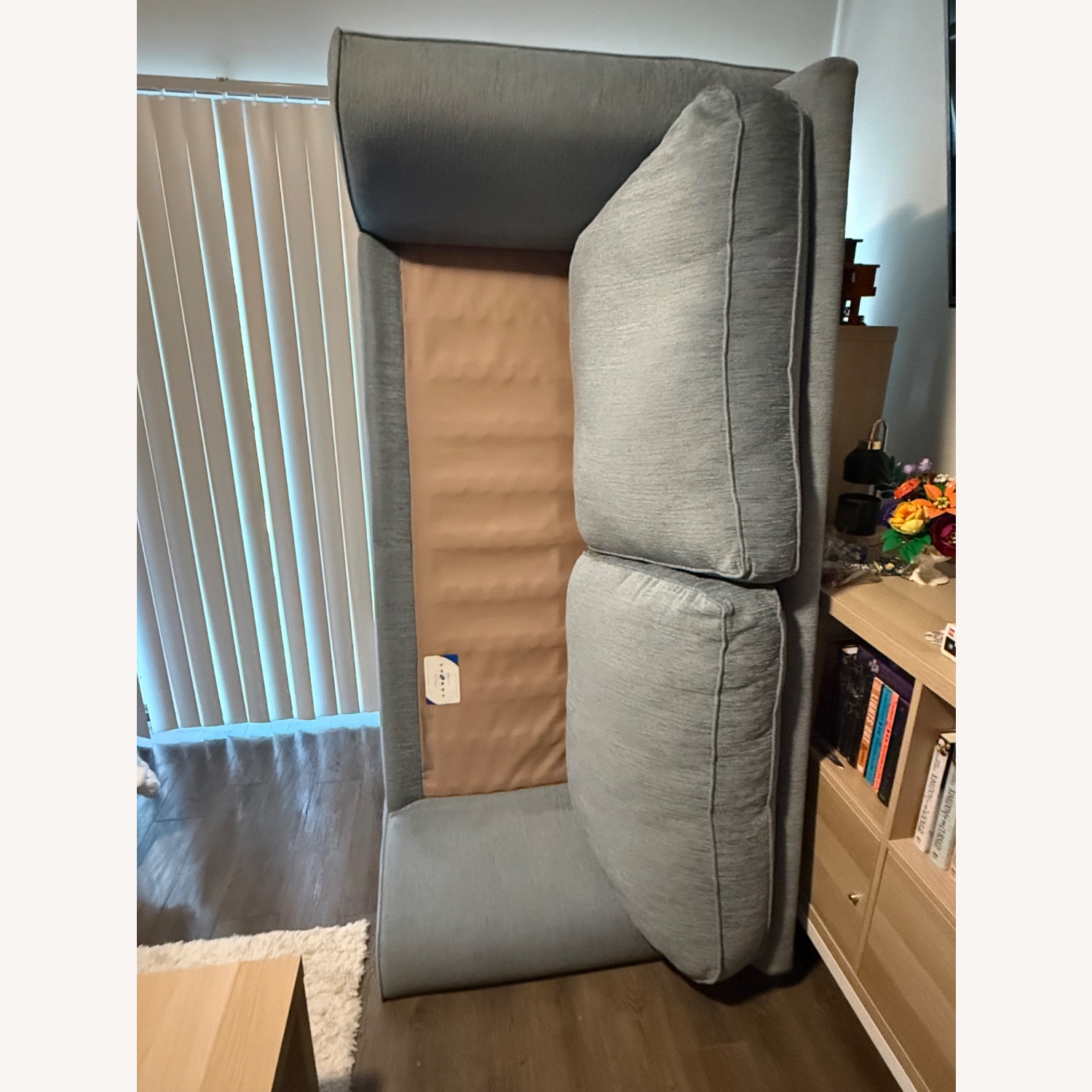 La-Z-Boy Blue Fabric 2 Seater Sofa - image-2