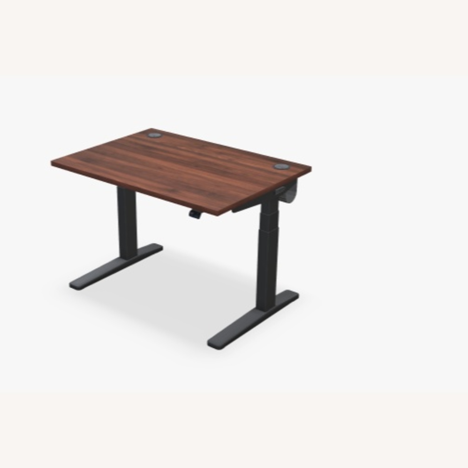 Uplift Standing Desk Dark Brown Metal Desk - image-10