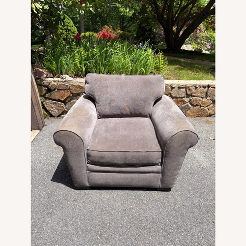Used City Furniture Dark Gray Fabric Armchair for sale on AptDeco