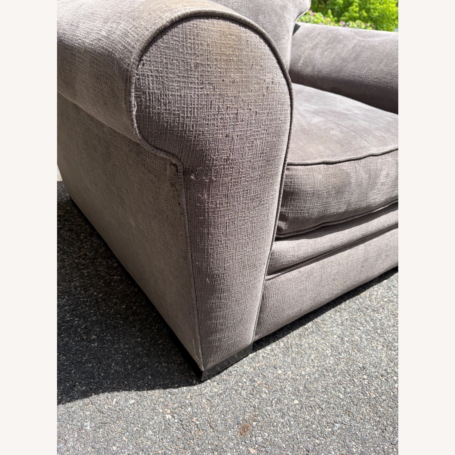 City Furniture Dark Gray Fabric Armchair - image-5