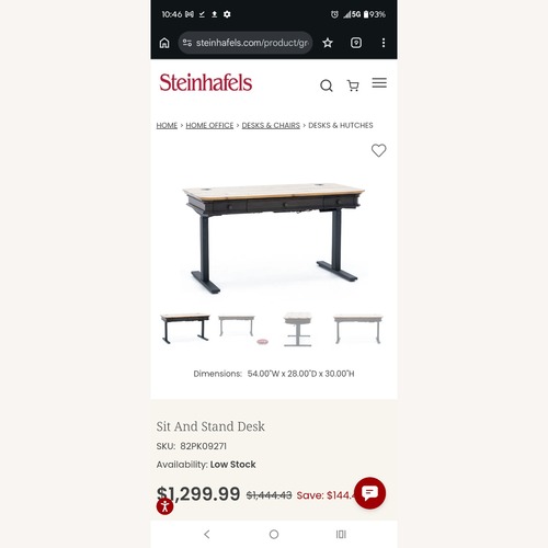 Used Williams Sonoma Desk for sale on AptDeco