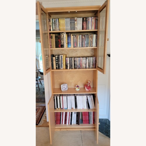 Used Natural Wood Bookcase for sale on AptDeco